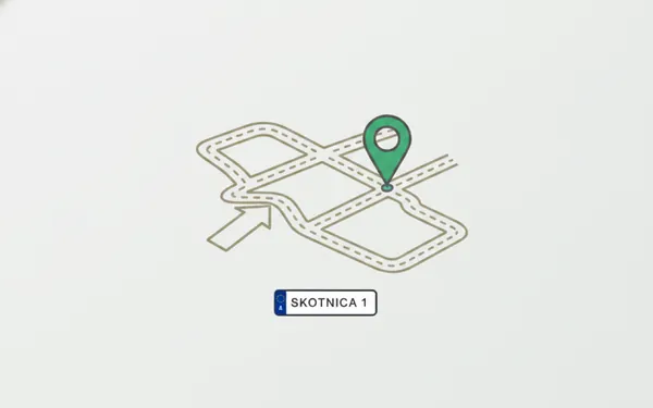 Ilustracja: dojazd z Wieliczki na Skotnicę 1