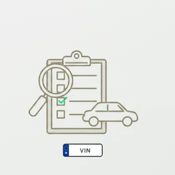 Ilustracja: kontrola auta — checklista i VIN